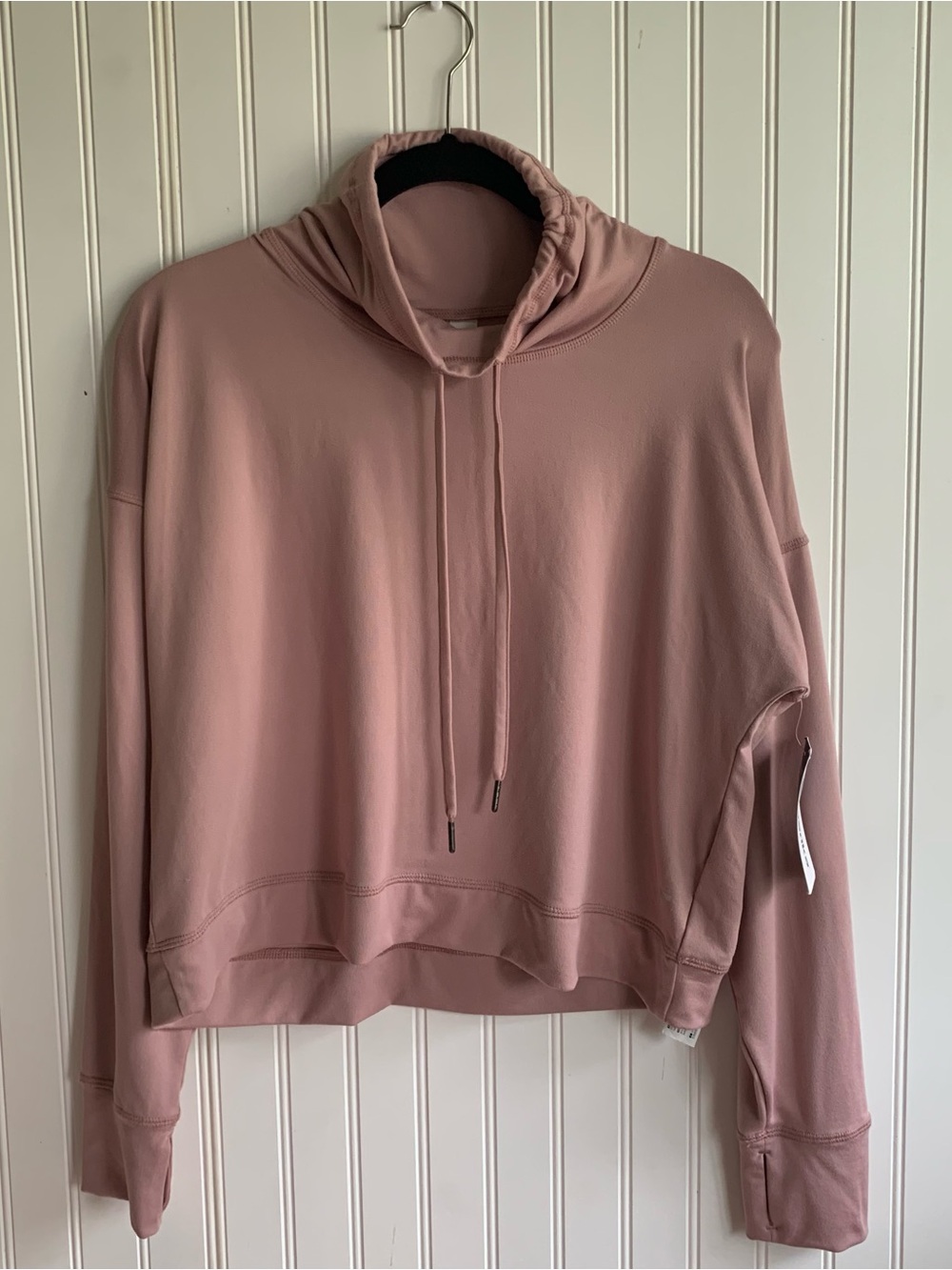 NWT Marika Dusty Rose Drawstring Hoodie